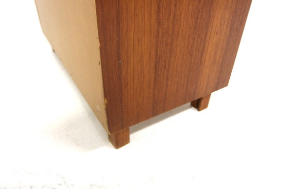 Image 1 of Skandinavische „Tallboy“-Kommode aus Teakholz, Schweden, 1960