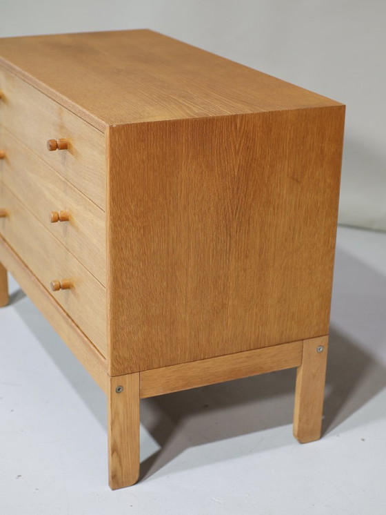 Image 1 of (2x) Eiken ladekast Deens vintage