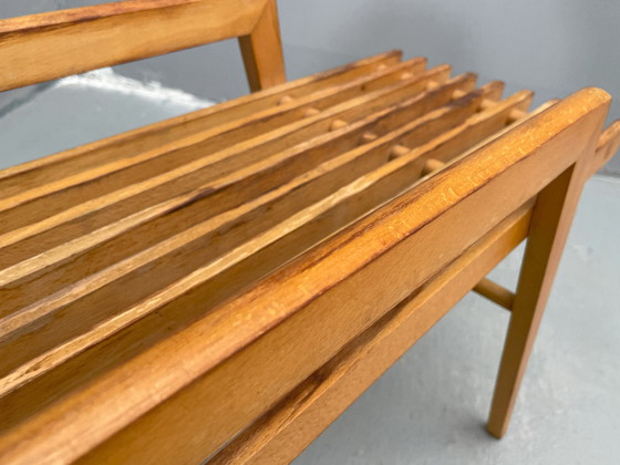 Image 1 of Blumenständer aus Buche von ULUV, Tschechoslowakei, 1970er Jahre