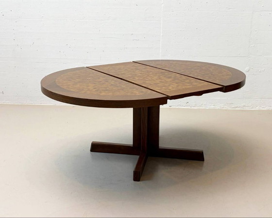 Image 1 of Round dining table by Dieter Waeckerlin, Switzerland, 1970s