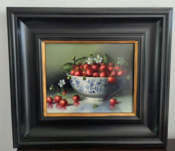 Image 1 of Wild Strawberries In Bowl By Rob Ritchie