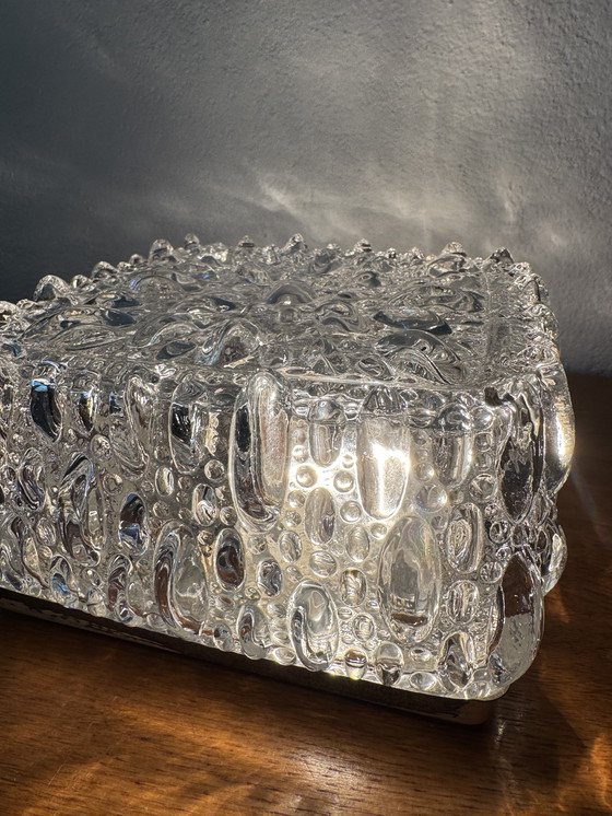 Image 1 of Deckenleuchte Pressglas Limburg, Helena Tynell 60er Jahre