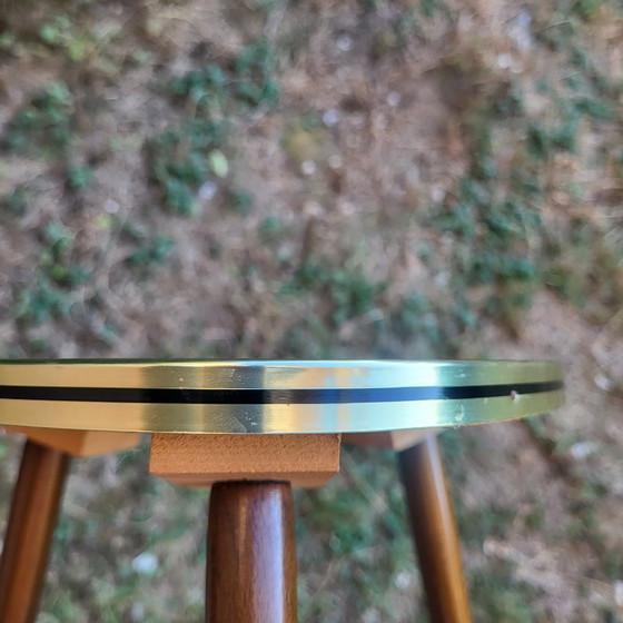 Vintage Formica Plant table / Side table 1960s, 70s – Porte plantes tripode  formica, Metal, Plastic (photo 7 of 8)