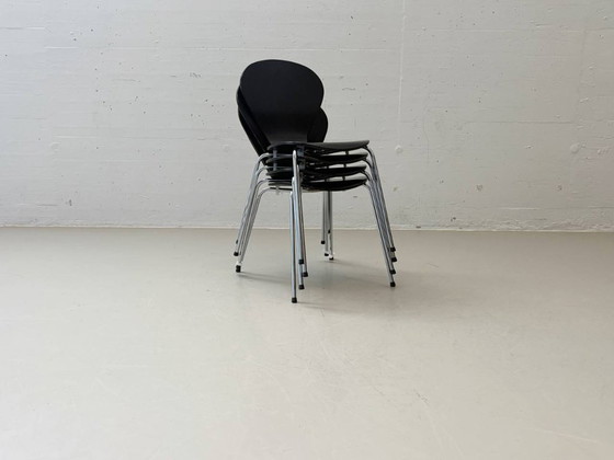 Image 1 of Juego de 6 sillas apilables, modelo SON / Solo, de Sitz & Co, Dinamarca.