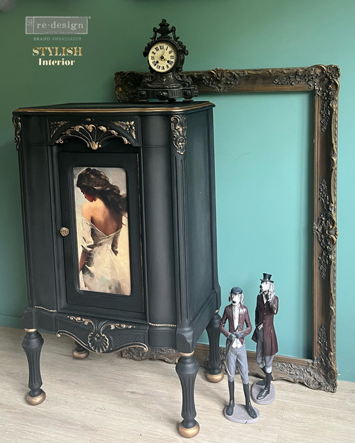 Antique cabinet black beauty