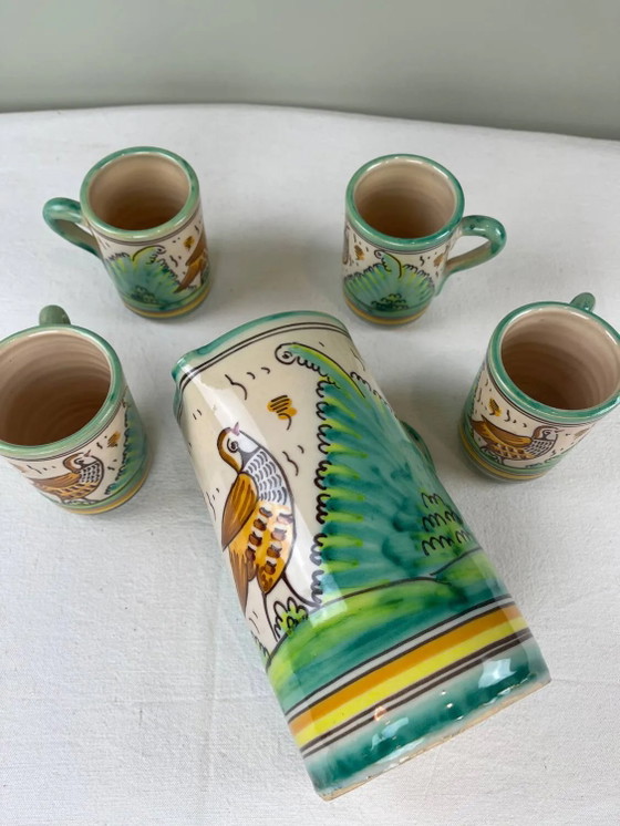 Verziertes Keramikgeschirr – Gläser & Karaffe, Porcelain (photo 9 of 9)