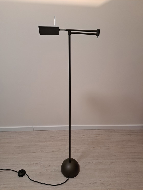 Image 1 of Lampada da terra vintage Soelken, lampada da lettura notarile anni '70