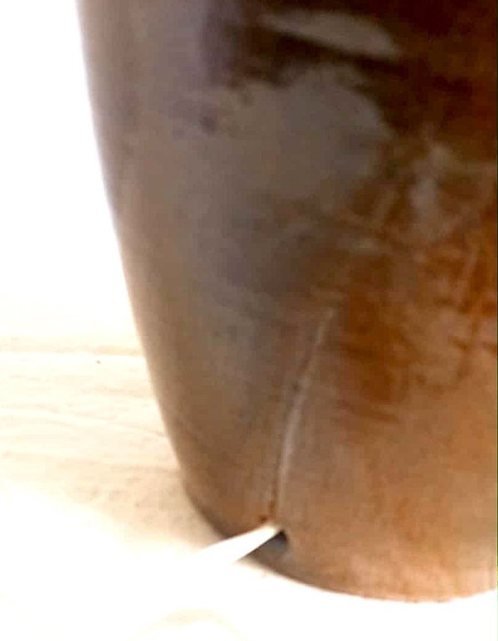 Image 1 of Lampada in terracotta e ceramica anni '70, altezza 69 cm