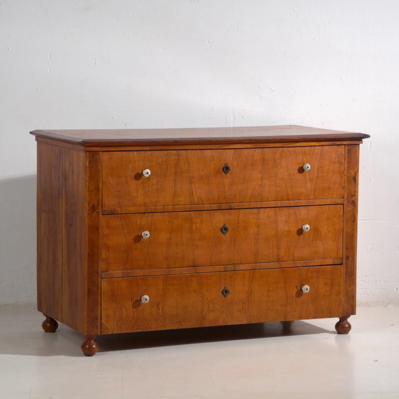 Antique Biedermeier chest of drawers (c.1850) #61 (photo 8 of 40)