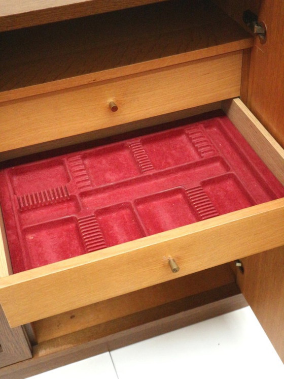 Image 1 of Brutalist Belgisch dressoir van Gerhard Bartels uit de jaren ’70