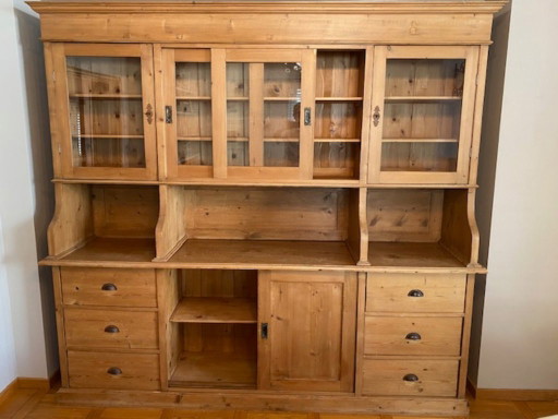 Mobile buffet in stile rustico a due scomparti – kasten, Wood