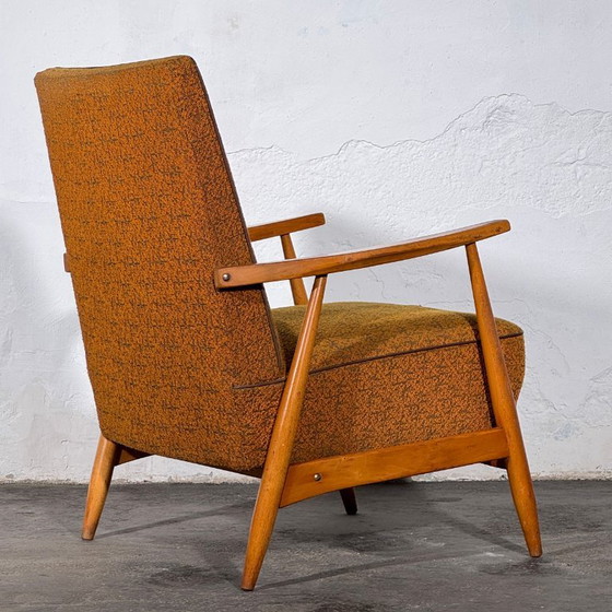 Een paar Hongaarse fauteuils, jaren 60 – Textile (photo 6 of 11)