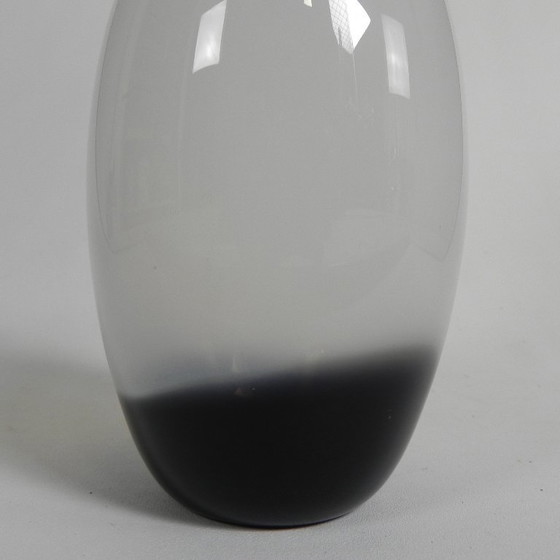Hand-blown Thick-walled Serica Bottle Vase, Leerdam, Floris Meydam, 1960s – Glass (photo 8 of 11)