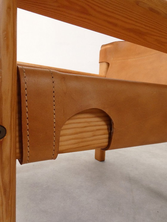 Natura Sessel von Karin Mobring - Ikea, Holz, Leder, Braun, Scandinavian (Foto 11 von 15)