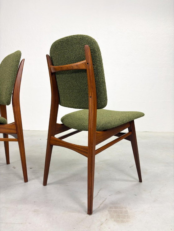 Image 1 of Set of 'Milan' dining chairs by Louis van Teeffelen for Wébé