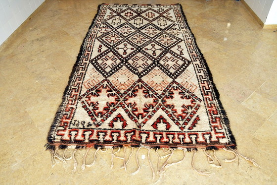 Image 1 of Tapis marocain vintage Marmoucha 345 x 180 cm