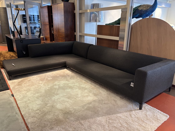 Image 1 of Minotti Andersen Divano angolare 240x330cm tessuto "Sable" bouclè