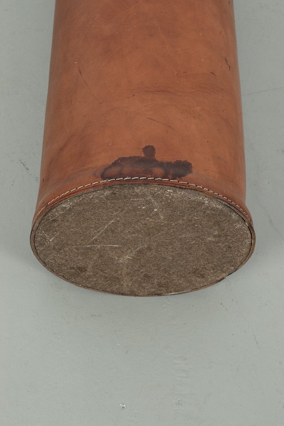 Image 1 of Leather waste bin