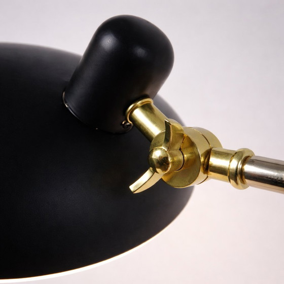 Image 1 of Design brass/black floor lamp Roseanna Bloomingville (swan neck) adjustable head