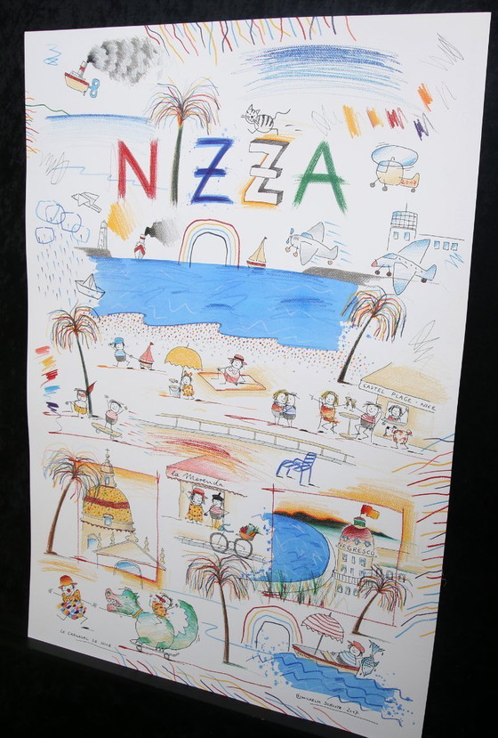 Image 1 of Schlote, Wilhelm - Nizza - Disegno originale - firmato UNIKAT