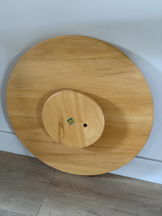 Image 1 of Inklapbare vintage Deense trolley “Lazy Susan” 