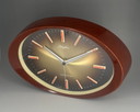 Orologio da parete Rhythm Japan – Design Mid-Century/Space-Age – Quarzo silenzioso – Vintage