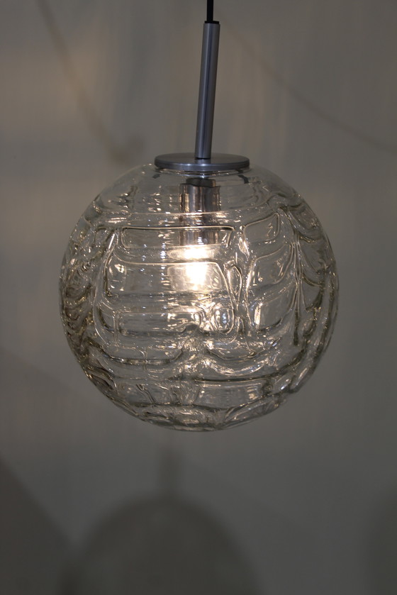 Image 1 of Lampe boule vintage, Globe - Doria, Transparent