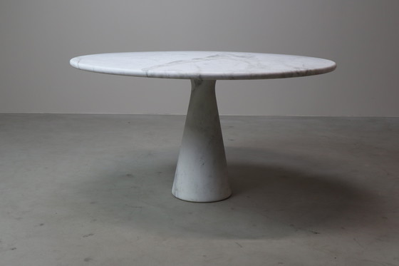 Image 1 of Angelo Mangiarotti ‘M1’ Dining Table in Solid Carrara Marble