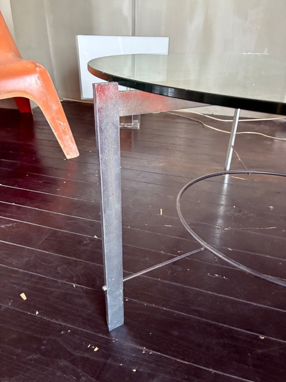 1967 Glass & Metal Coffee Table (photo 8 of 14)