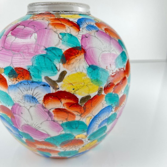 Image 1 of Vintage Chinese glazed porcelain vase, 1950/70