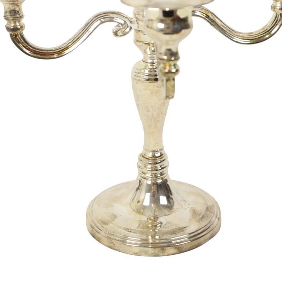 Image 1 of Portavelas antiguo chapado en plata