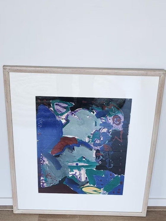 Image 1 of Peinture abstraite – Art moderne – Cadre fait main