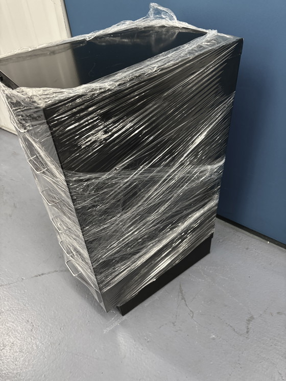 Image 1 of Meuble à tiroirs BISLEY, noir, 6 tiroirs H59, P38, L28 cm/12 kg