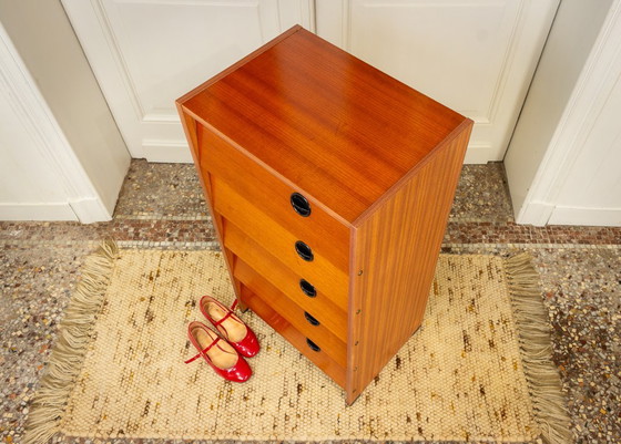 Image 1 of Vintage schoenenkast / Retro ladekast / dressoir