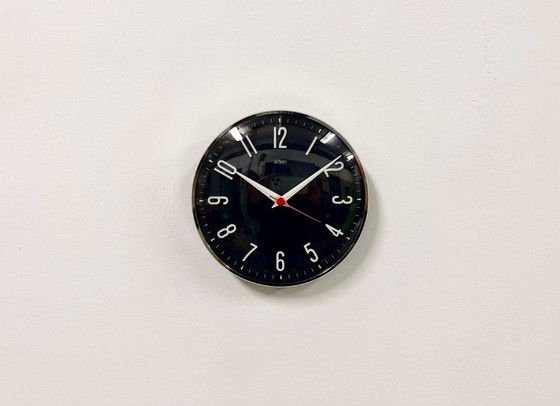 Image 1 of Orologio da parete vintage blu scuro di Metamec, anni '70