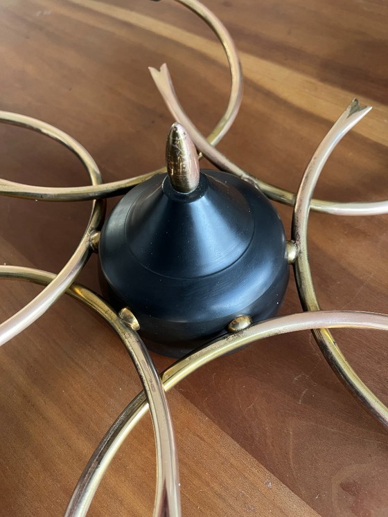 Image 1 of Seltene Propeller-/Sputnik-Deckenlampe aus den 1950er Jahren