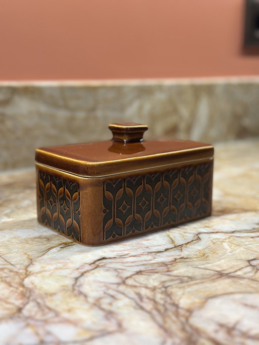 Hornsea Heirloom Braun botervloot 70er Jahre retro vintage