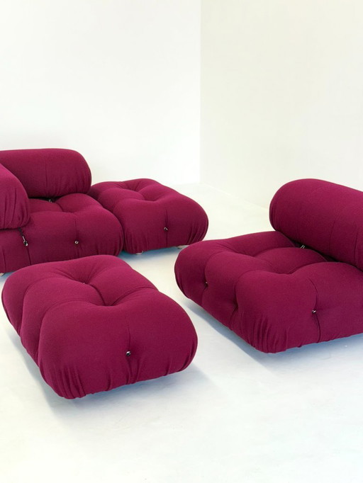Camaleonda Modular Sofa in Bordeaux/Fuchsia By Mario Bellini for B&B Italia
