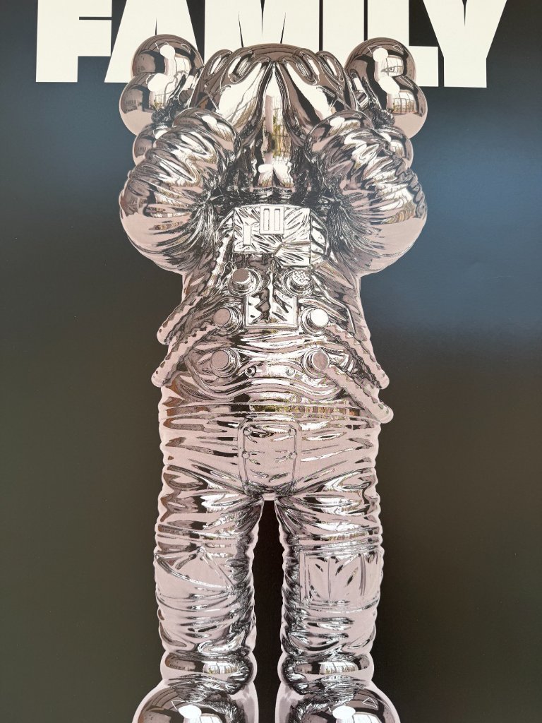 KAWS – Space, 2021, Exhibition Poster (2025), Copyright Kaws