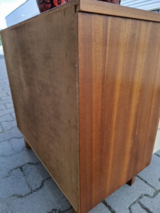 Image 1 of Vintage teak fineer ladekast, Scandinavische stijl, jaren 60