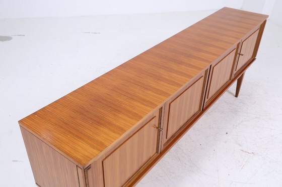 Image 1 of Vintage dressoir 60s Mid Century TV-meubel met laden retro houten opbergruimte #04-22