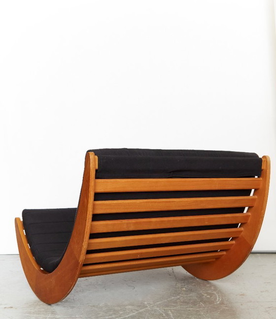 Image 1 of Mecedora Tandem Relaxer 2x2 de Verner Panton para Rosenthal, década de 1970