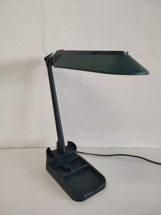 Image 1 of Vintage Verstelbare Bureaulamp/Organizer