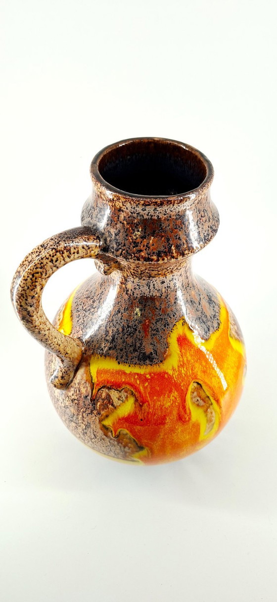 Image 1 of Large vintage West German "Fat Lava" vase (1970s)