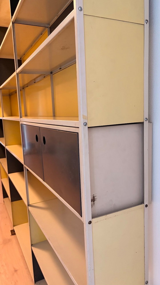 Friso Kramer Asmeta Modular Cabinet System Rare – Bookcases, Metal (photo 5 of 9)