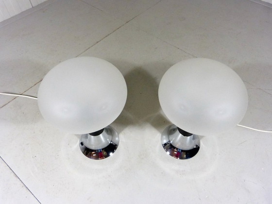 Image 1 of Set of 2 large Space Age table lamps 1960s