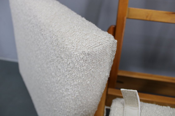 Image 1 of Paire de chaises et d'ottomans de chasse Uno et Osten Kristiansson restaurés, Suède, années 1950