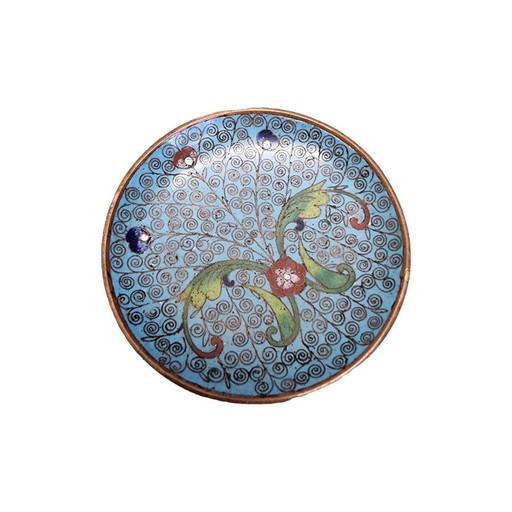 Vintage Cloisonne Bowl, 1970s