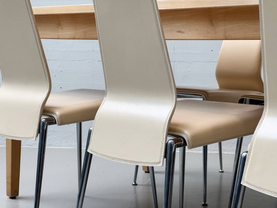 Image 1 of Set di 6 sedie con schienale alto di Arper, Italia, anni 2000