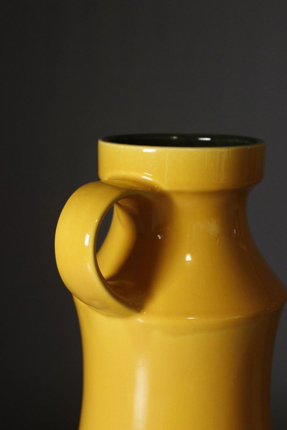 Bay Keramik West Germany - Large Vintage Vase 239-30 Bright Yellow Space Age 1960s – Ceramic (photo 4 of 9)